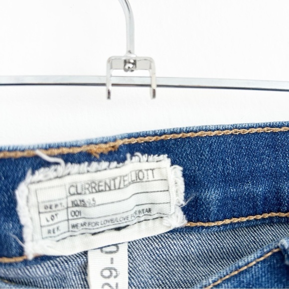 Current Elliott The Stiletto Niagara Destroy Jeans Size 29 - Picture 4 of 9